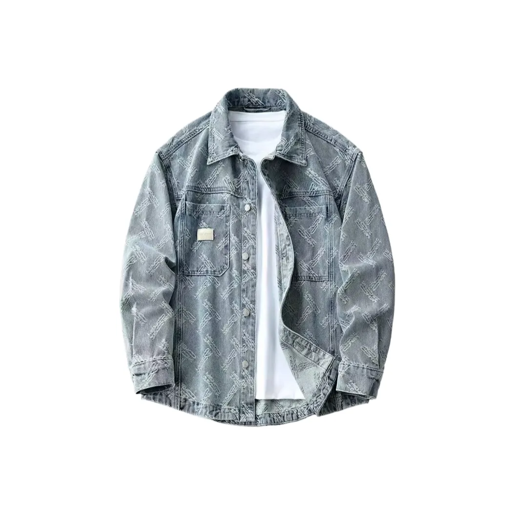 CAT'S PAW Синий Унисекс Рубашки