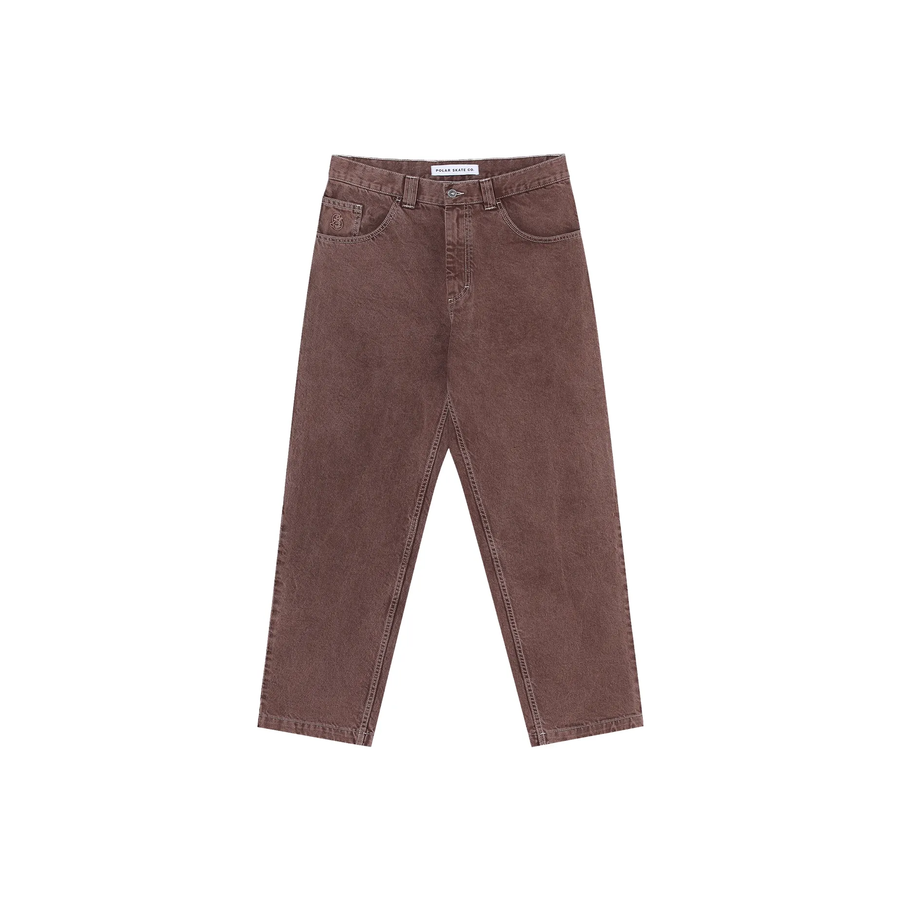 POLAR SKATE CO Washed Stone Brown Men's Jeans