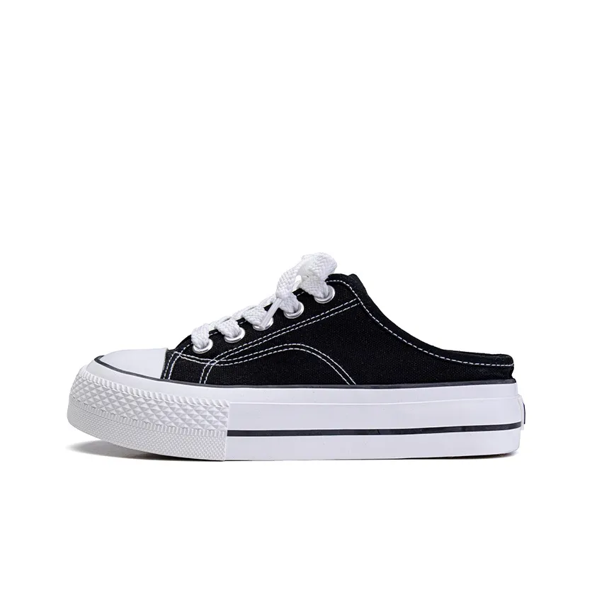 Warrior Аbrasion Resistant Slip Resistant Мюли Кеды Женские Черный