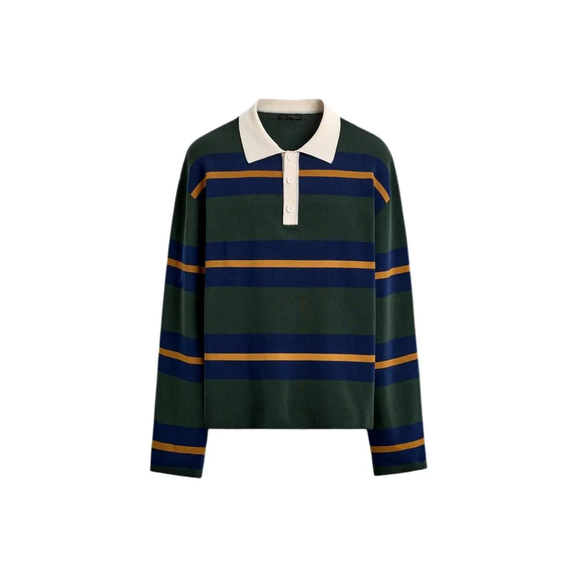 ZARA Зеленая Мужская Поло