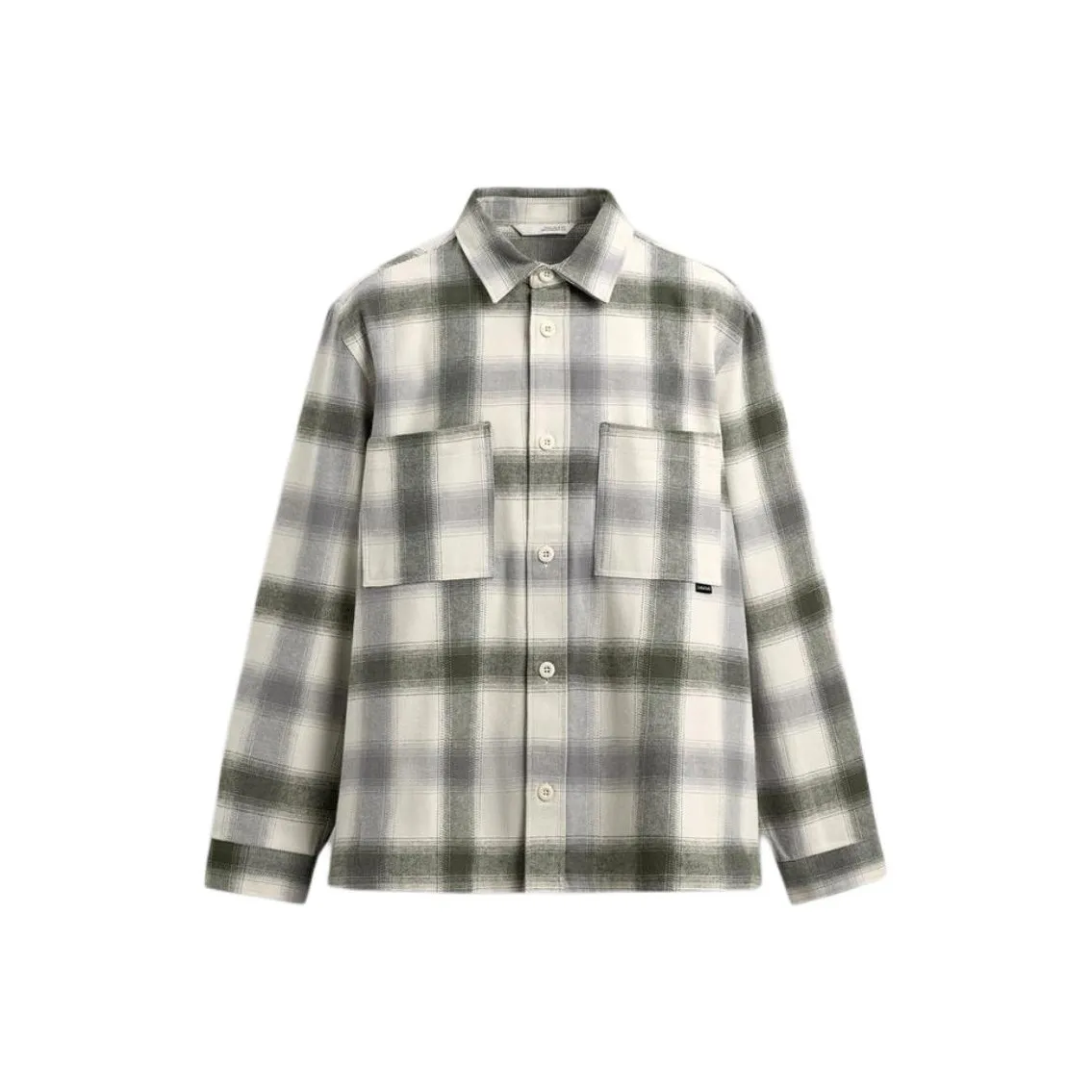 ZARA Зеленый Телесный Мужские Рубашки