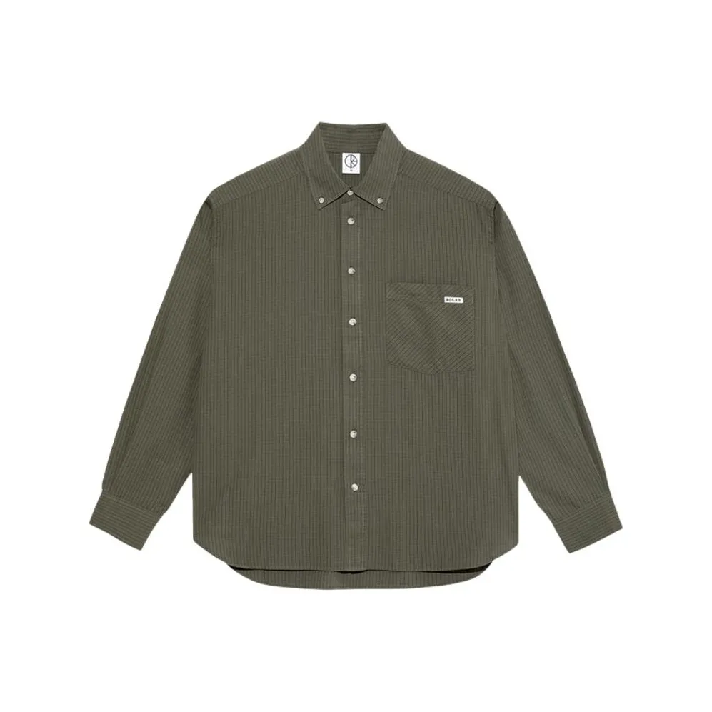 POLAR SKATE CO Армейский зеленый Унисекс Рубашки