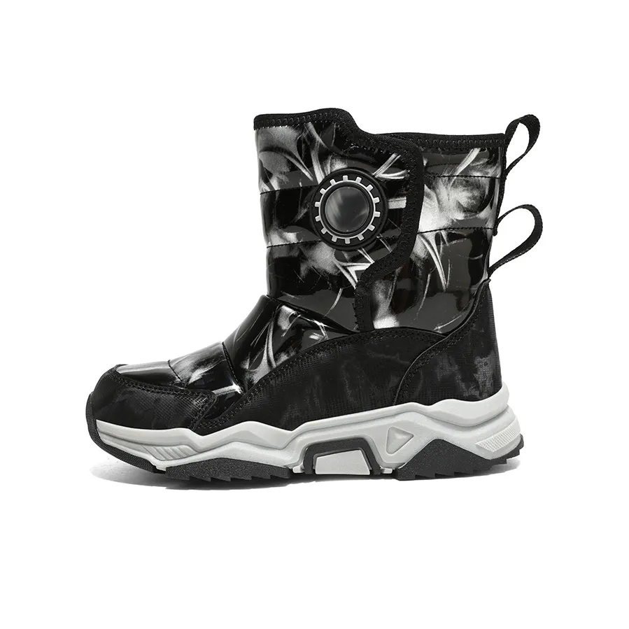 CAMKIDS Термический Устойчивый к истиранию Водонепроницаемый Противоскользящий Анти-KICK Высокий Топ Зимние Ботинки Подростки