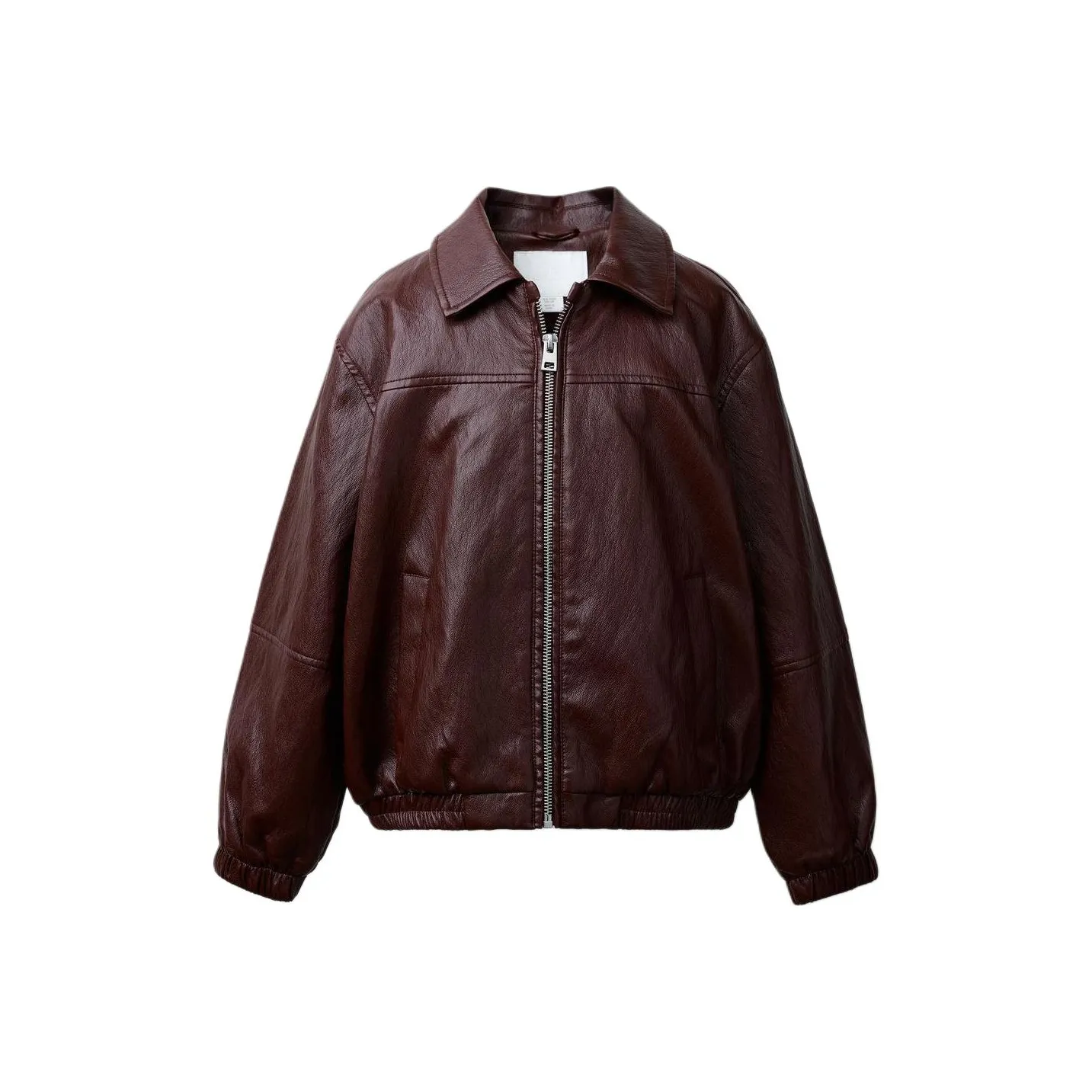 ZARA Бордово-красный Kids Натуральный и искусственный мех