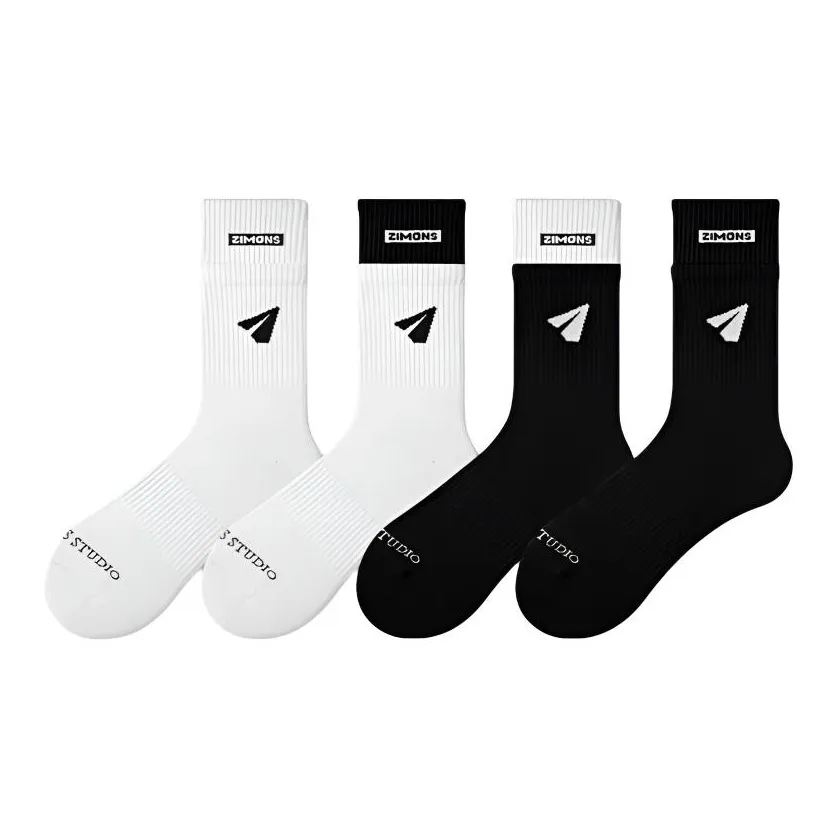 ZIMONS Длинные носки до щиколотки 4 упаковки унисекс