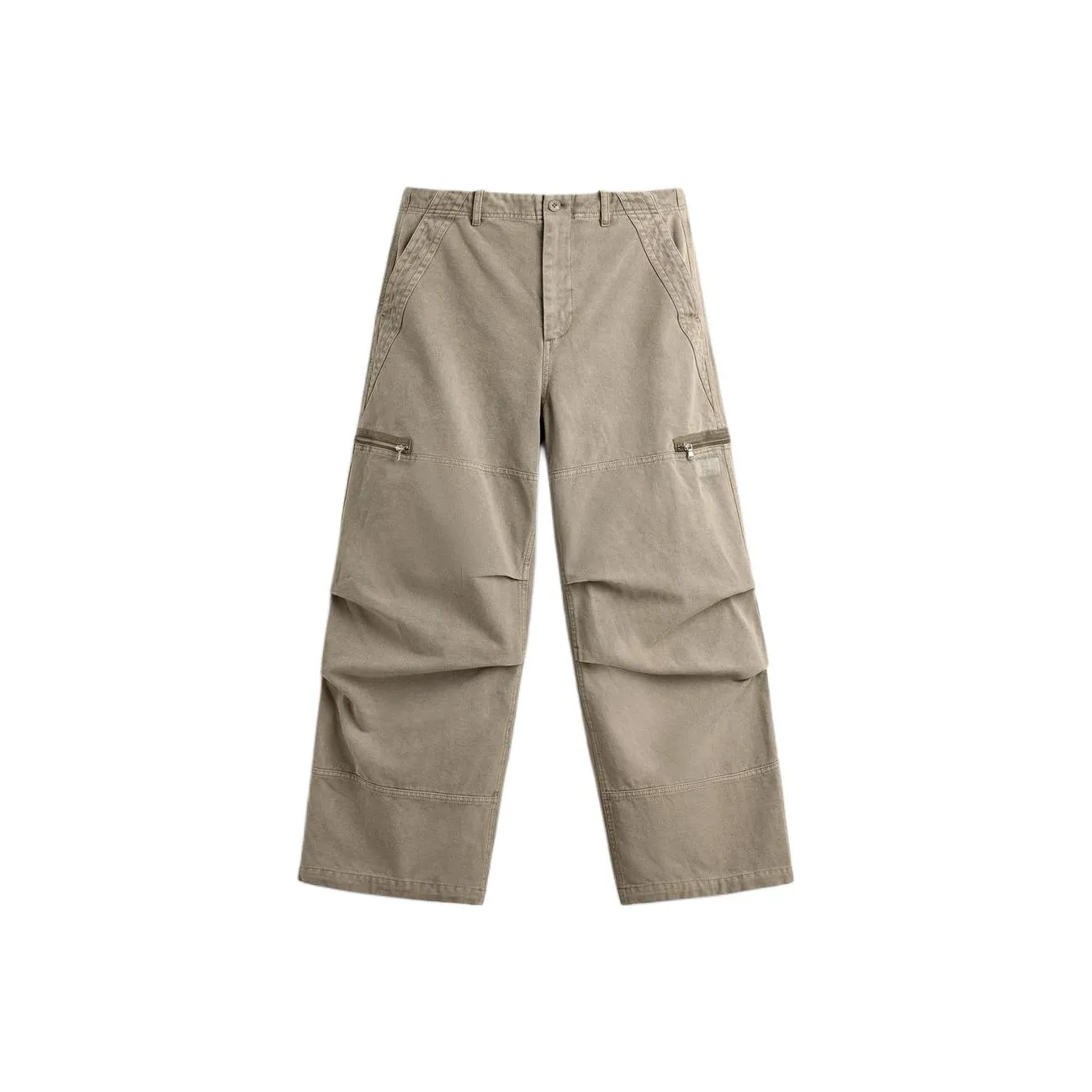 ZARA Gray Мужские Карго Брюки