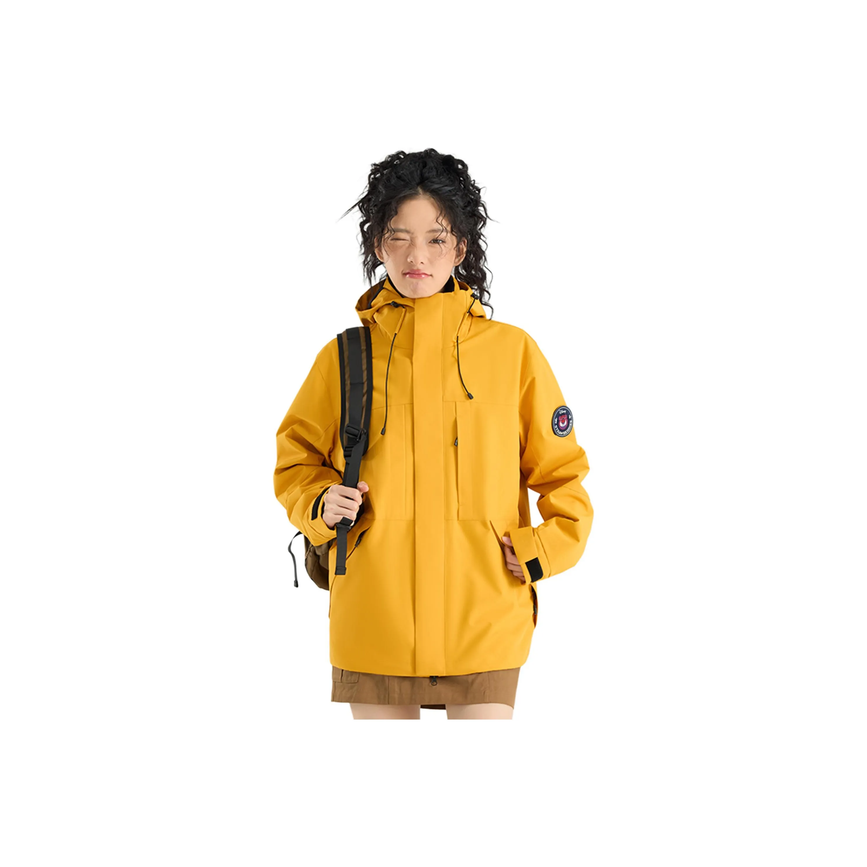 Disney Термический Устойчивый к истиранию Водонепроницаемый Водоотталкивающий Ветрозащитный Куртка Унисекс