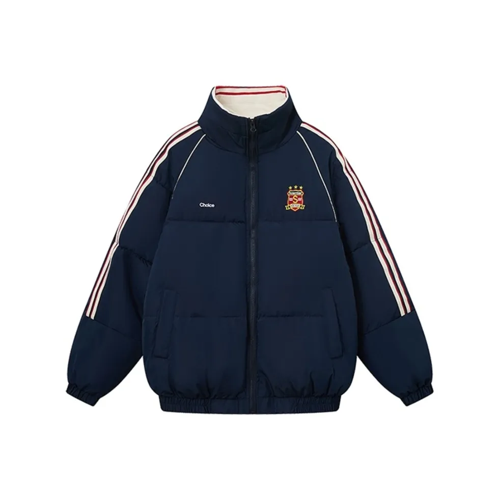 Incolore Темно-синий Синий Женский Пуховик