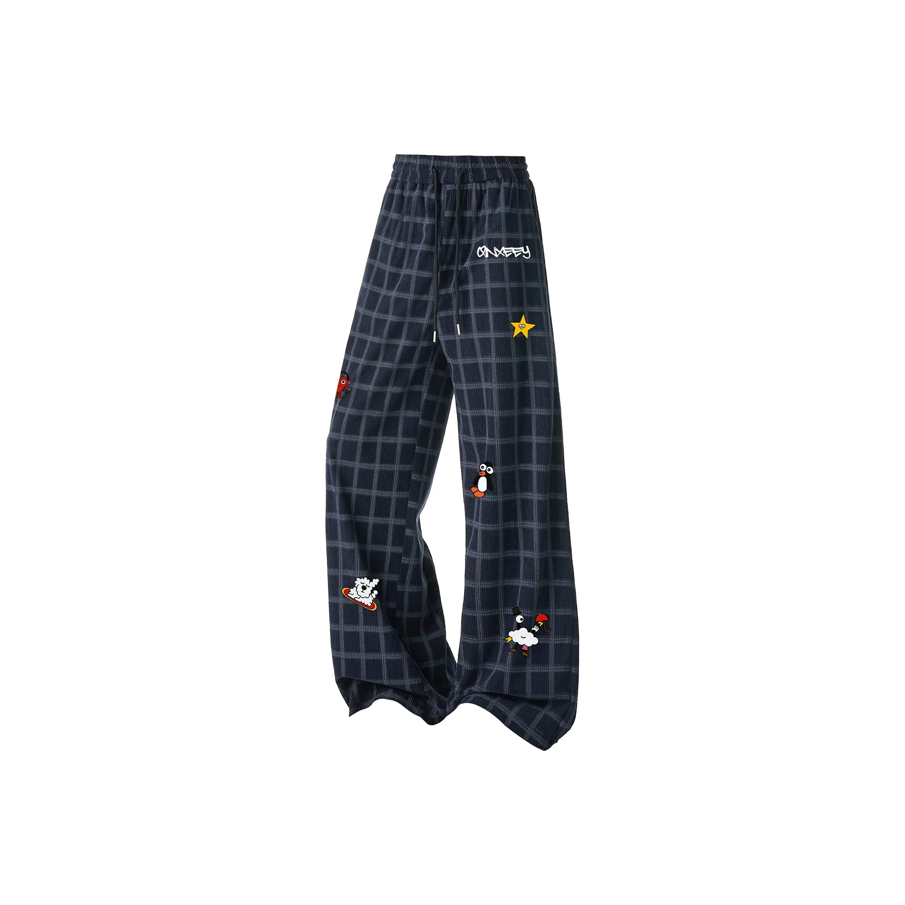 Qnxeey Унисекс Повседневные Брюки