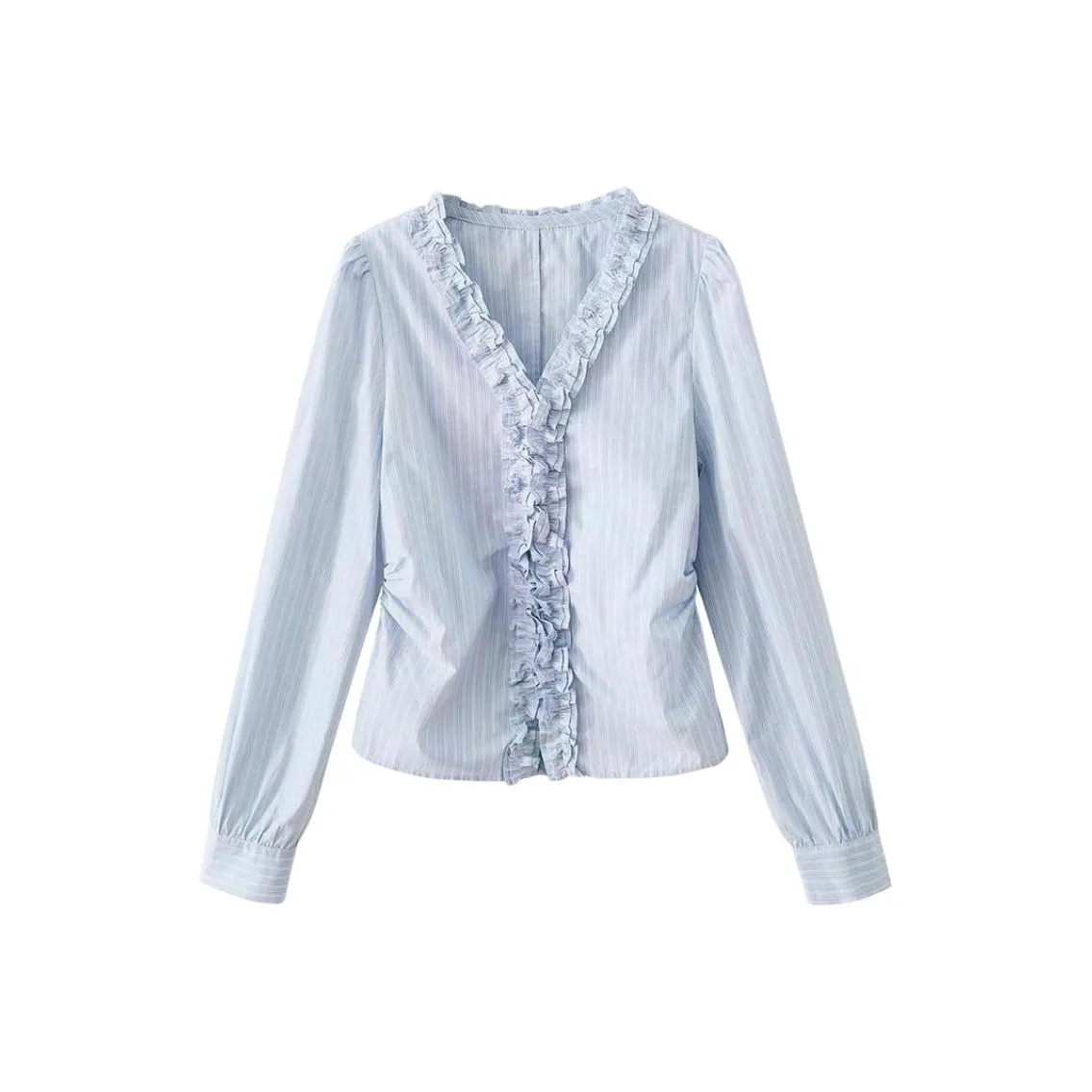 XIMENG Светло-синие женские рубашки