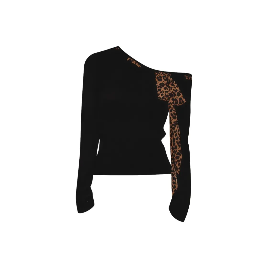 NATHANIA Черные Женские T-рубашки