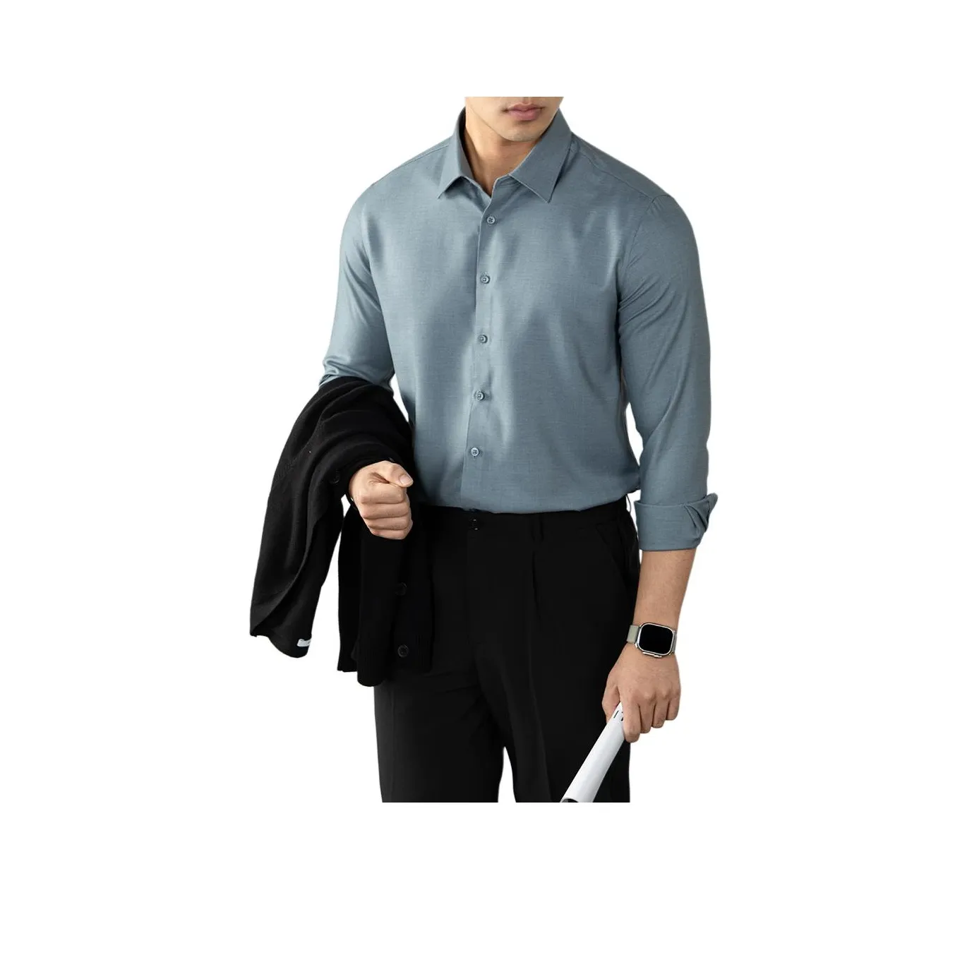 PERDONTOO Рубашка с длинным рукавом мужская