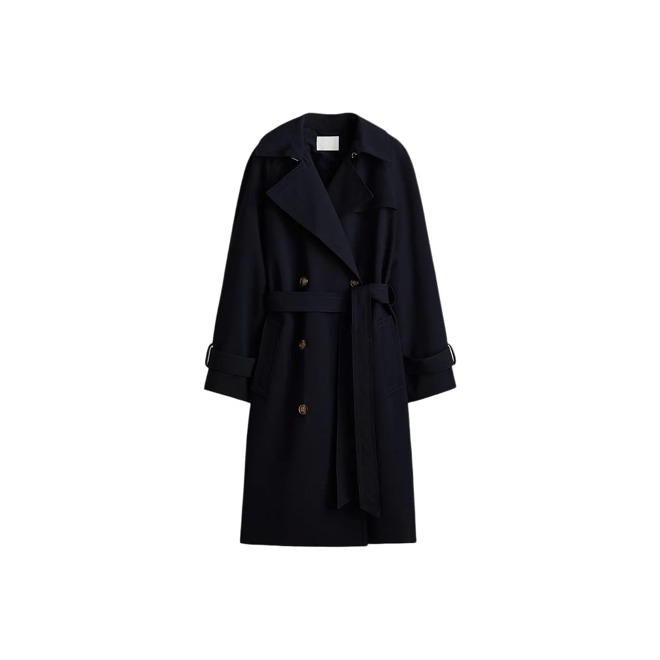 H M Морской Синий Женский Тренч