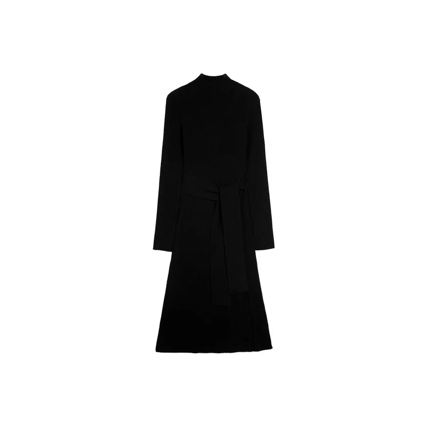 ELLE Длинное платье с длинными рукавами женское