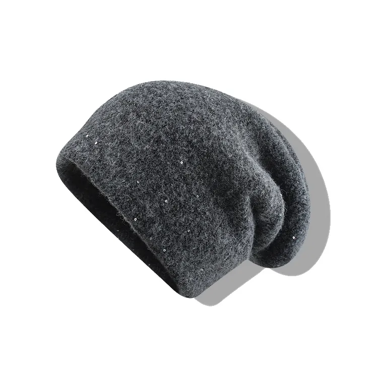 YOUWEI Смесовая шерсть Повседневная Модная Шапка-бини Интернет Знаменитый Свободный крой Шапка-бини Унисекс