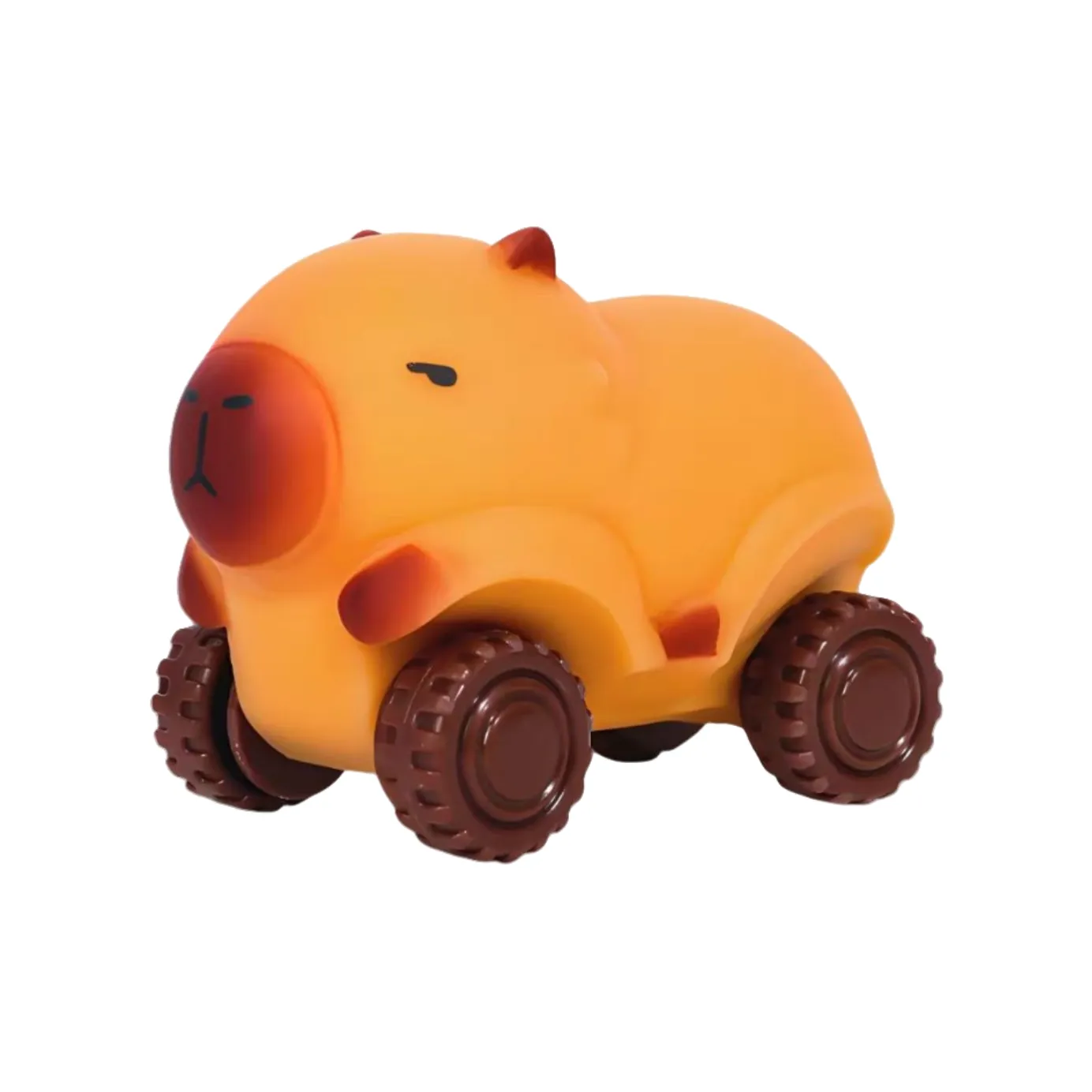 YOUYOUGUNANA Новинка Toy Креативный Причудливый Капибара Тянущийся Четыре Колеса Инерционный Скоутер Squeeze Press Веселье Игрушки