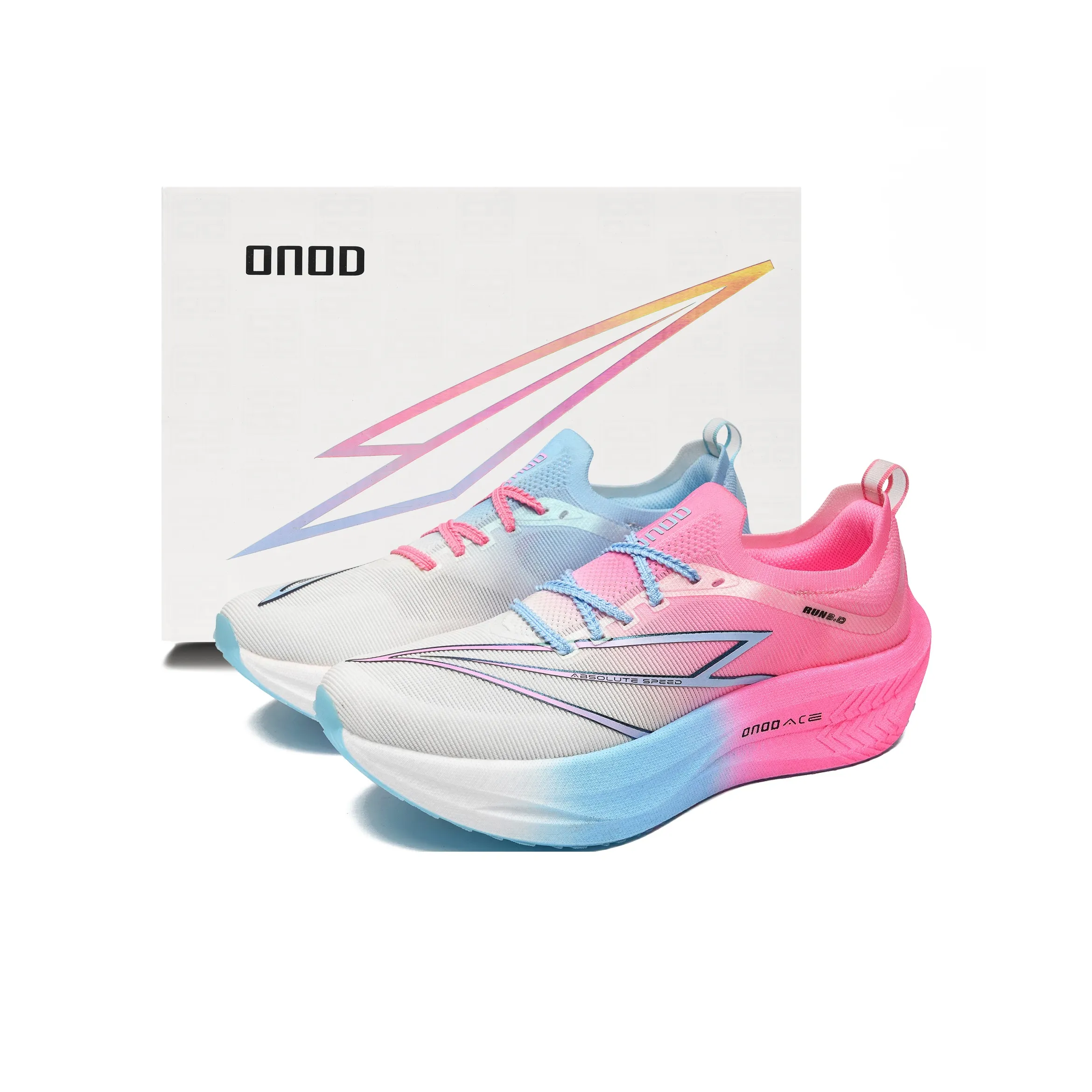 ONOD Беговые кроссовки Унисекс Розово-синий микс