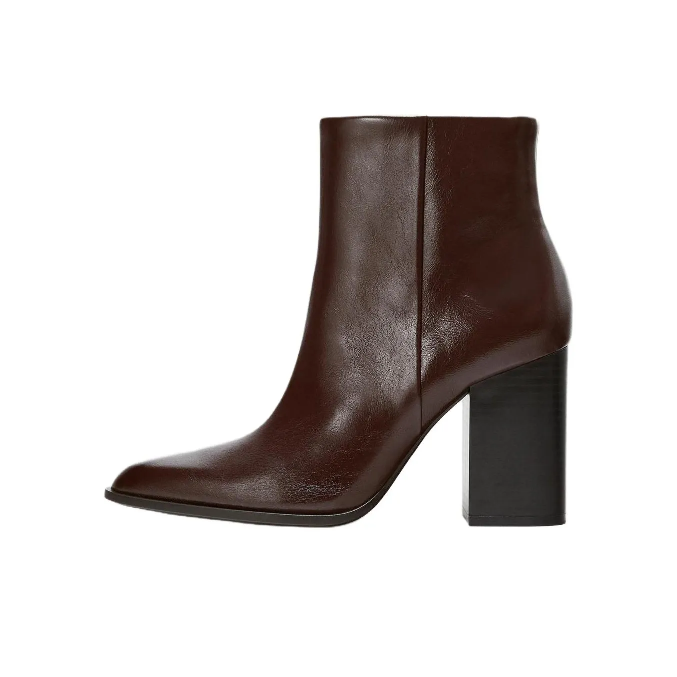 ZARA Ботильоны 9 см Женские Темно-красный Цвет