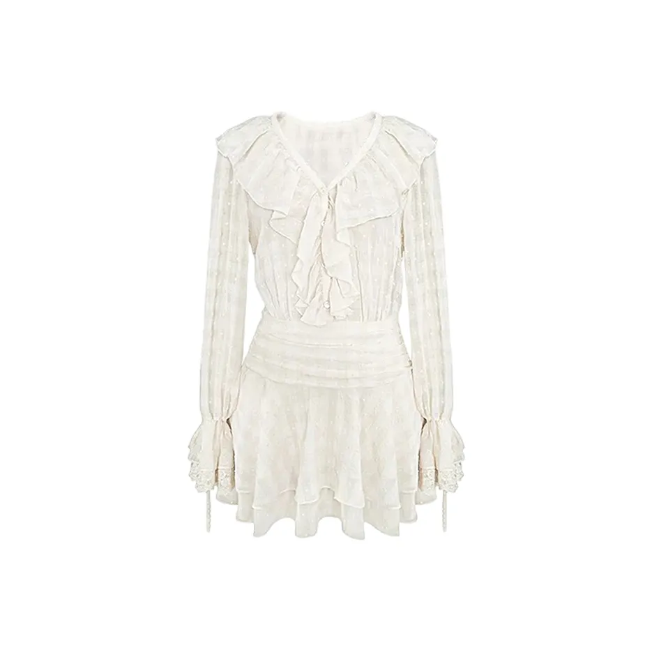 GRAYISMOON Длинное платье с длинными рукавами женское