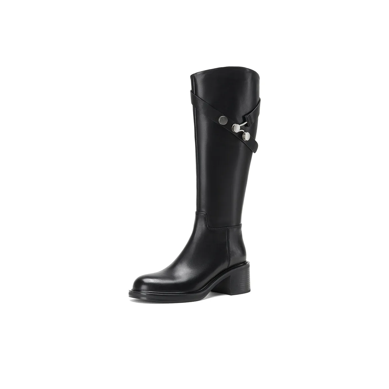 Rosa Bianca Knight Boots Колено Высокие сапоги 5,5 см Женские