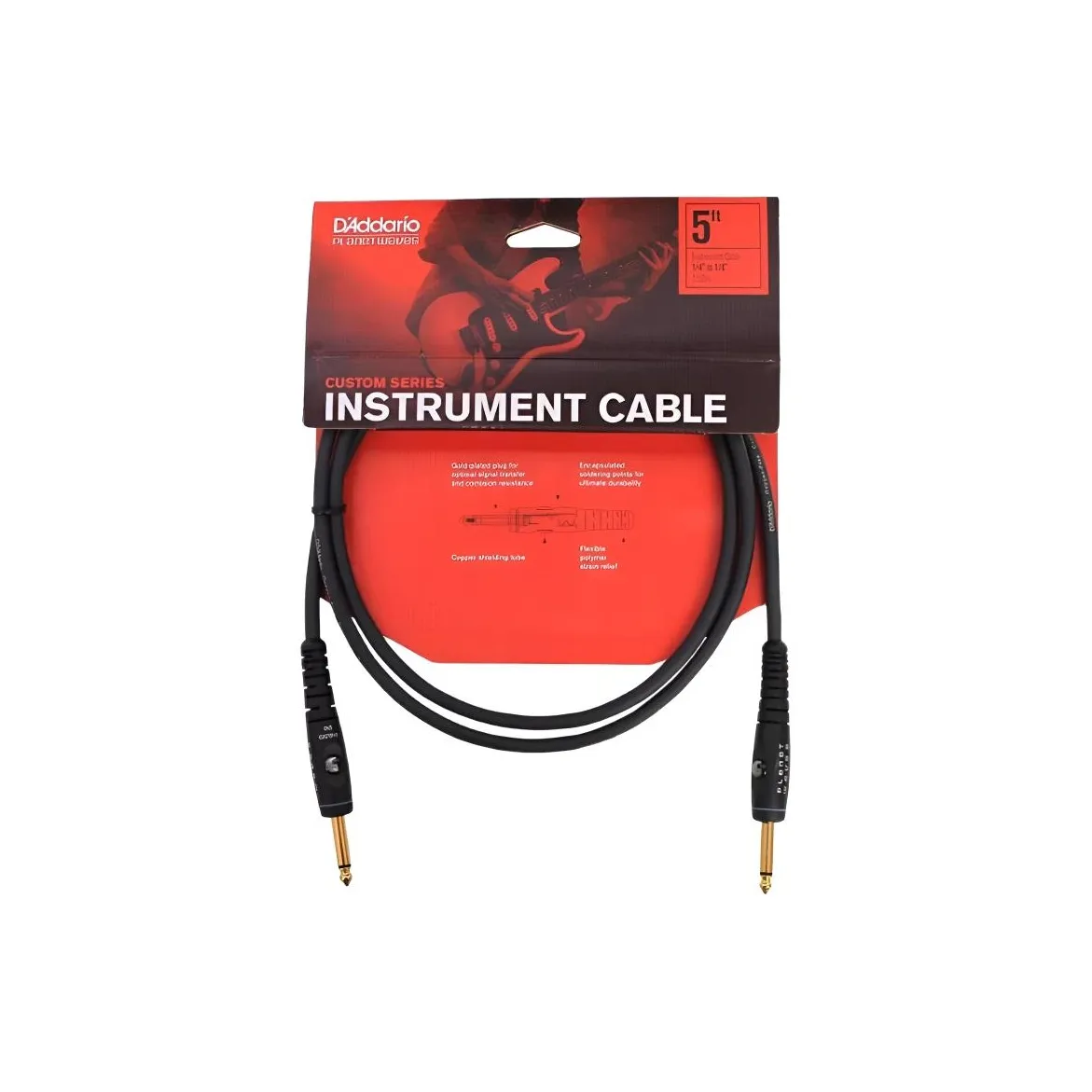 D'Addario PlanetWaves Custom PW Electric Музыкальный инструмент Exclusive Кабели Музыкальный инструмент Соединительная нить