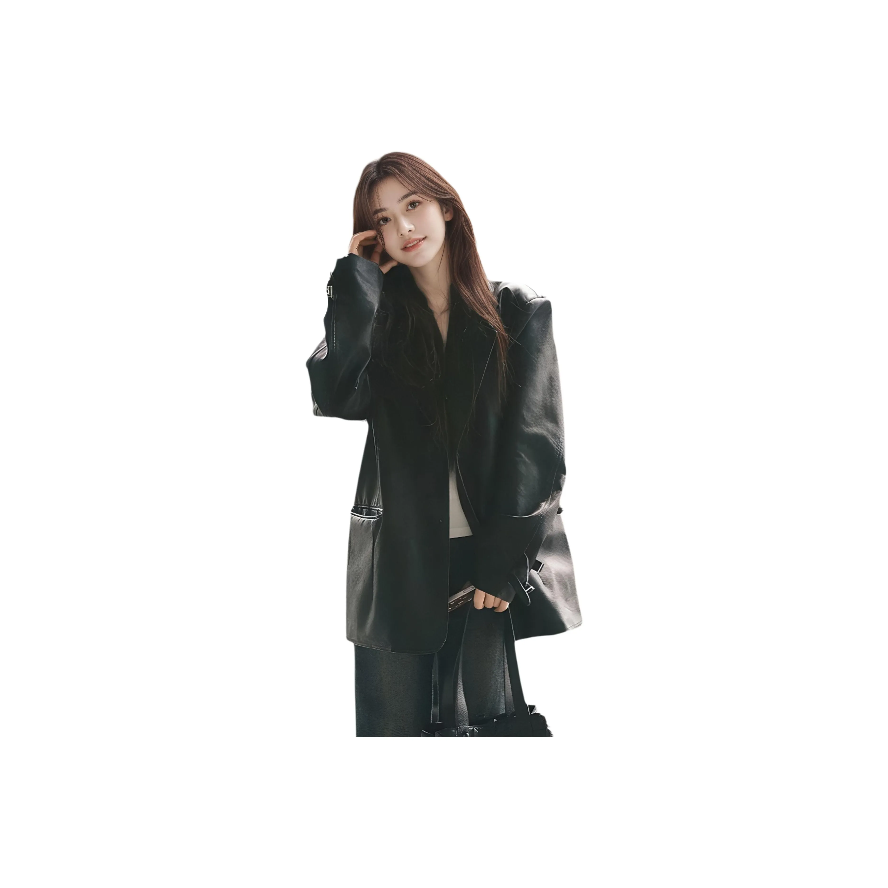 ZEKIKO STUDIO Кожа Куртка Женская