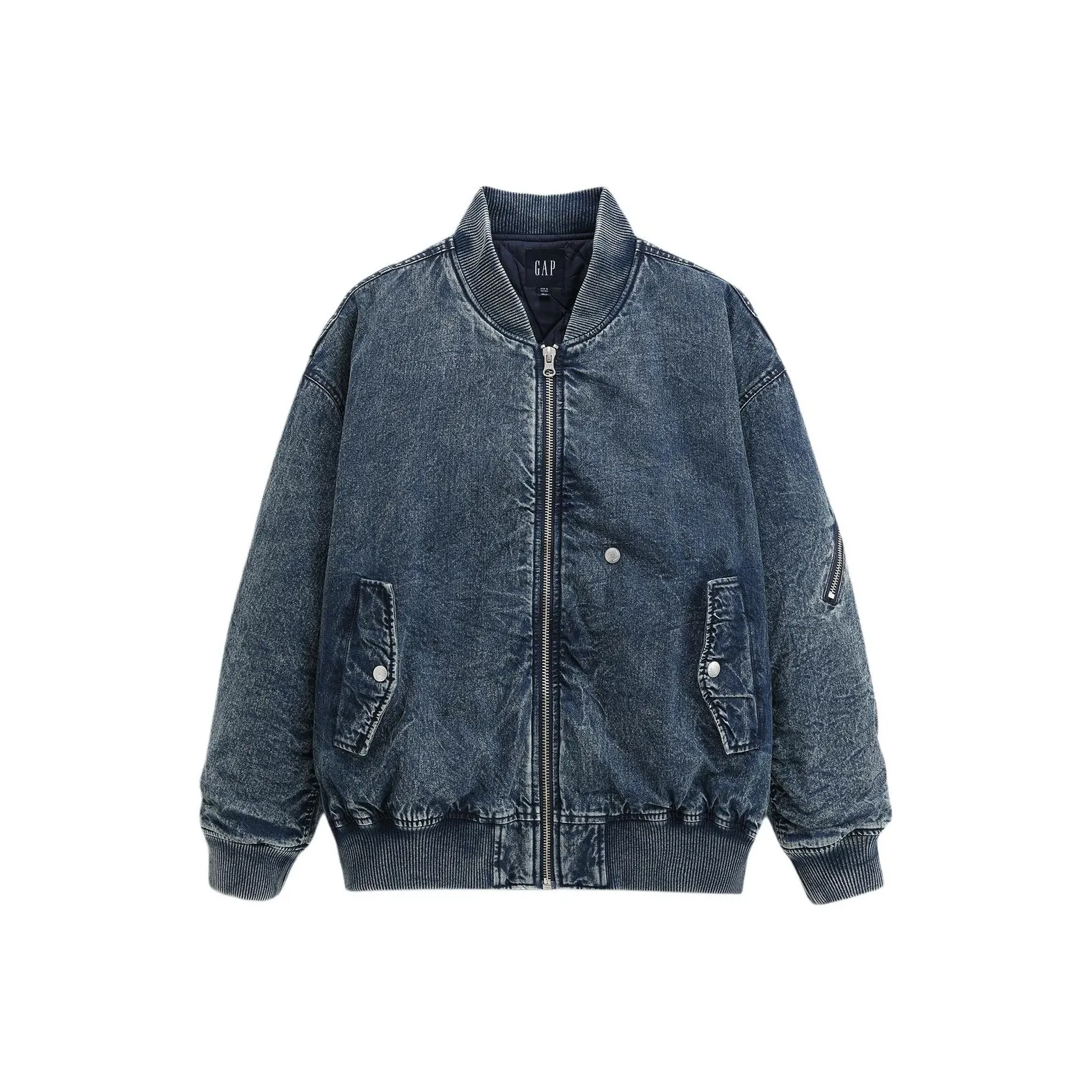 GAP Средняя стирка Мужские Джинсовые куртки