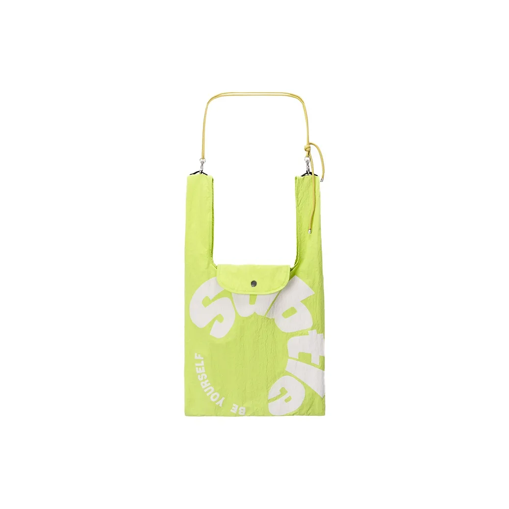 Тонкая сумка через плечо из нейлона унисекс зеленый виноград сода