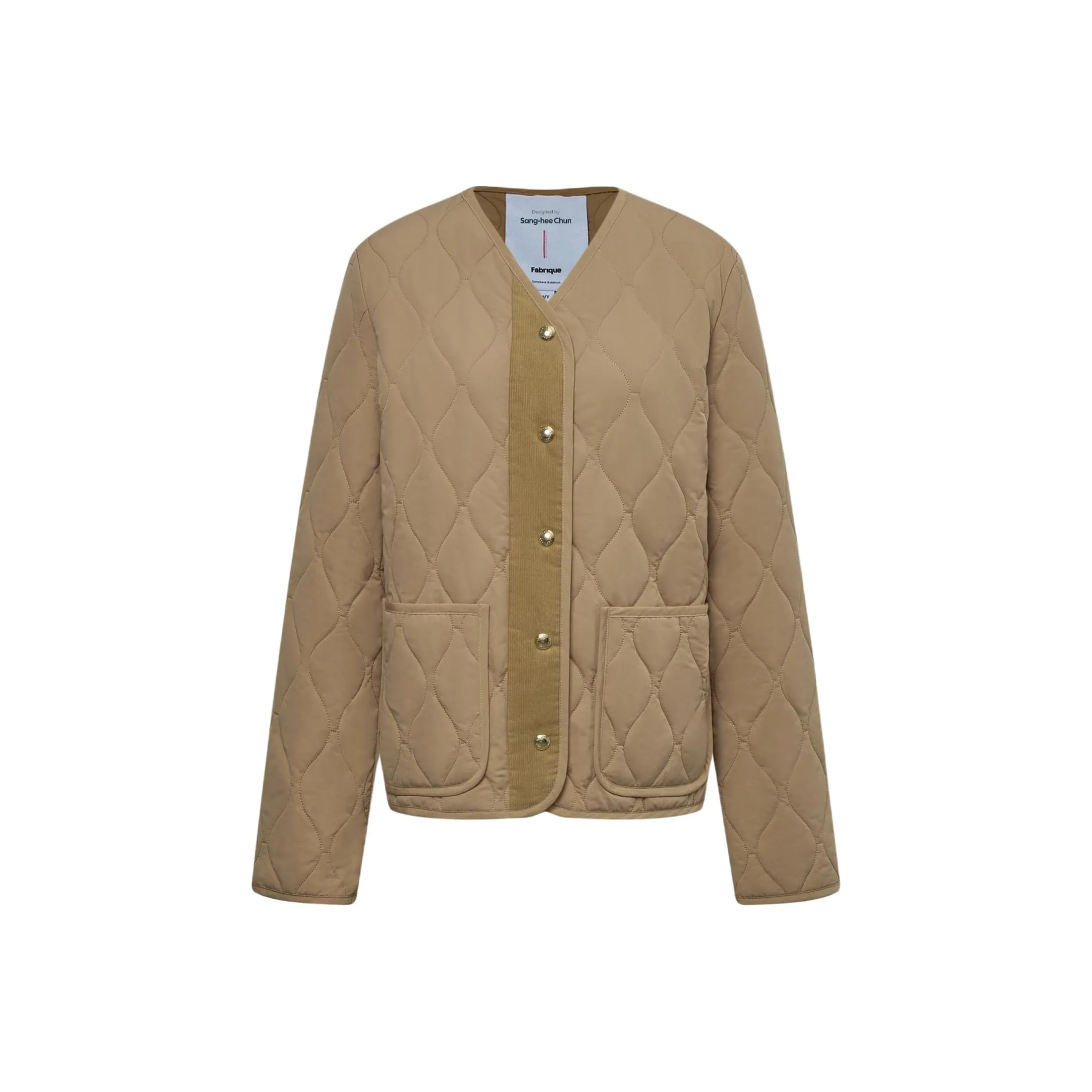 FABRIQUE Хаки Женские пуховики