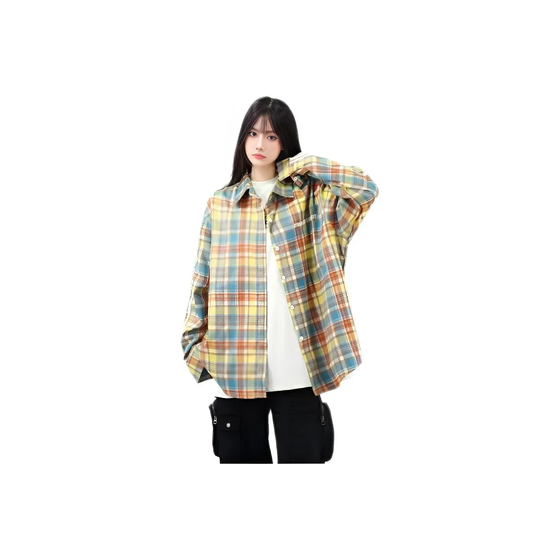 MUMUTU Желтая Унисекс Рубашка