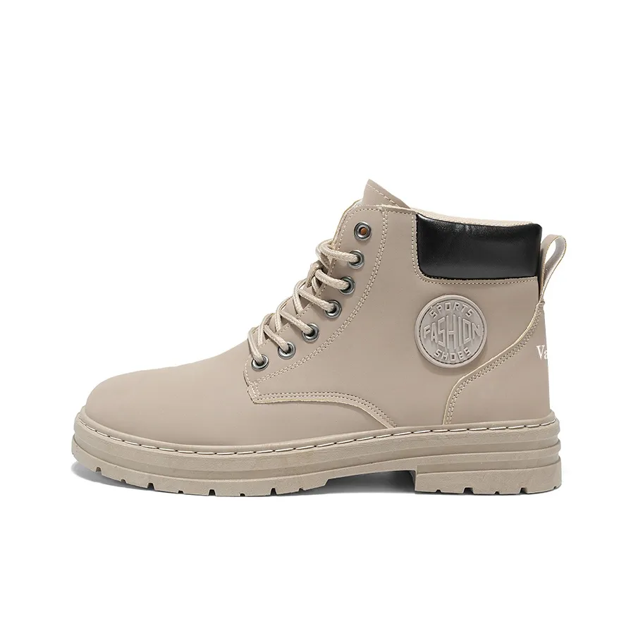 VANSSI Минималистский стиль Дизайн Винтажный стиль Универсальный Yellow Boots Мартин Boot Мужской