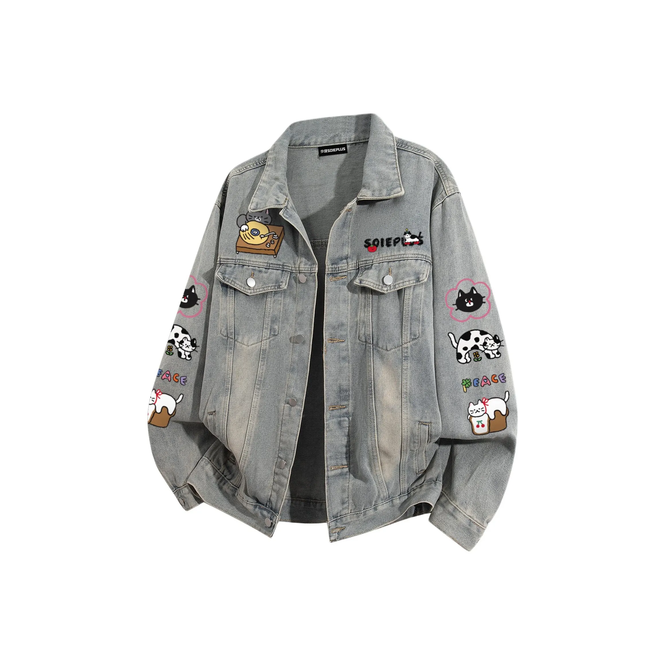 SOIE Унисекс Джинсовые куртки