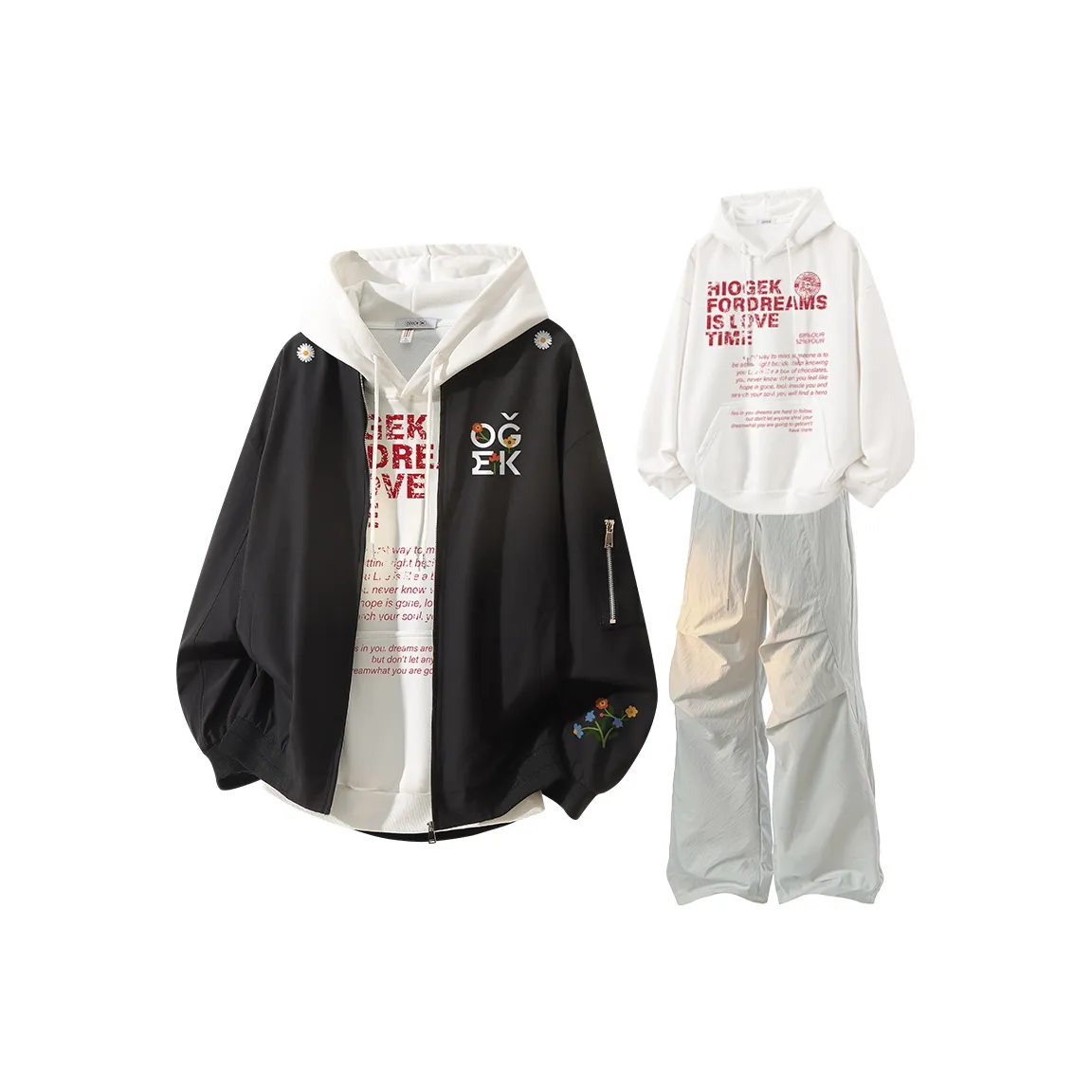 OGEK Унисекс Повседневная Спортивная Одежда