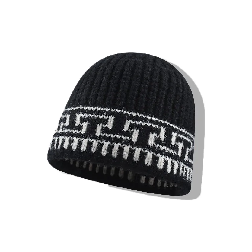 YOUWEI Акриловая модная тенденция Закрытый носок Шапка-бини Наушники-меховые капюшоны FLUFFY Шапки и кепки Унисекс