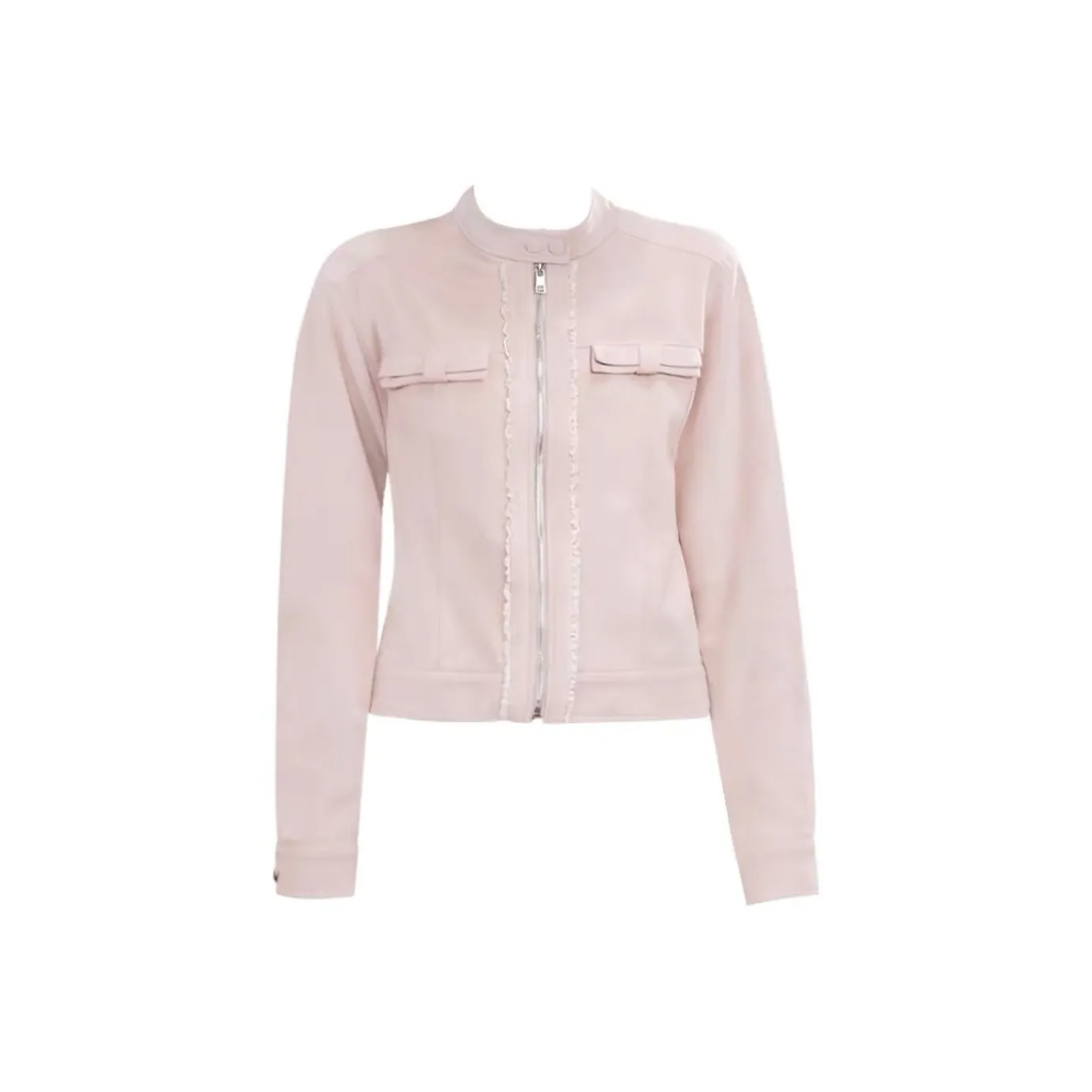 VKXOW Замша Розовый Женские Куртки