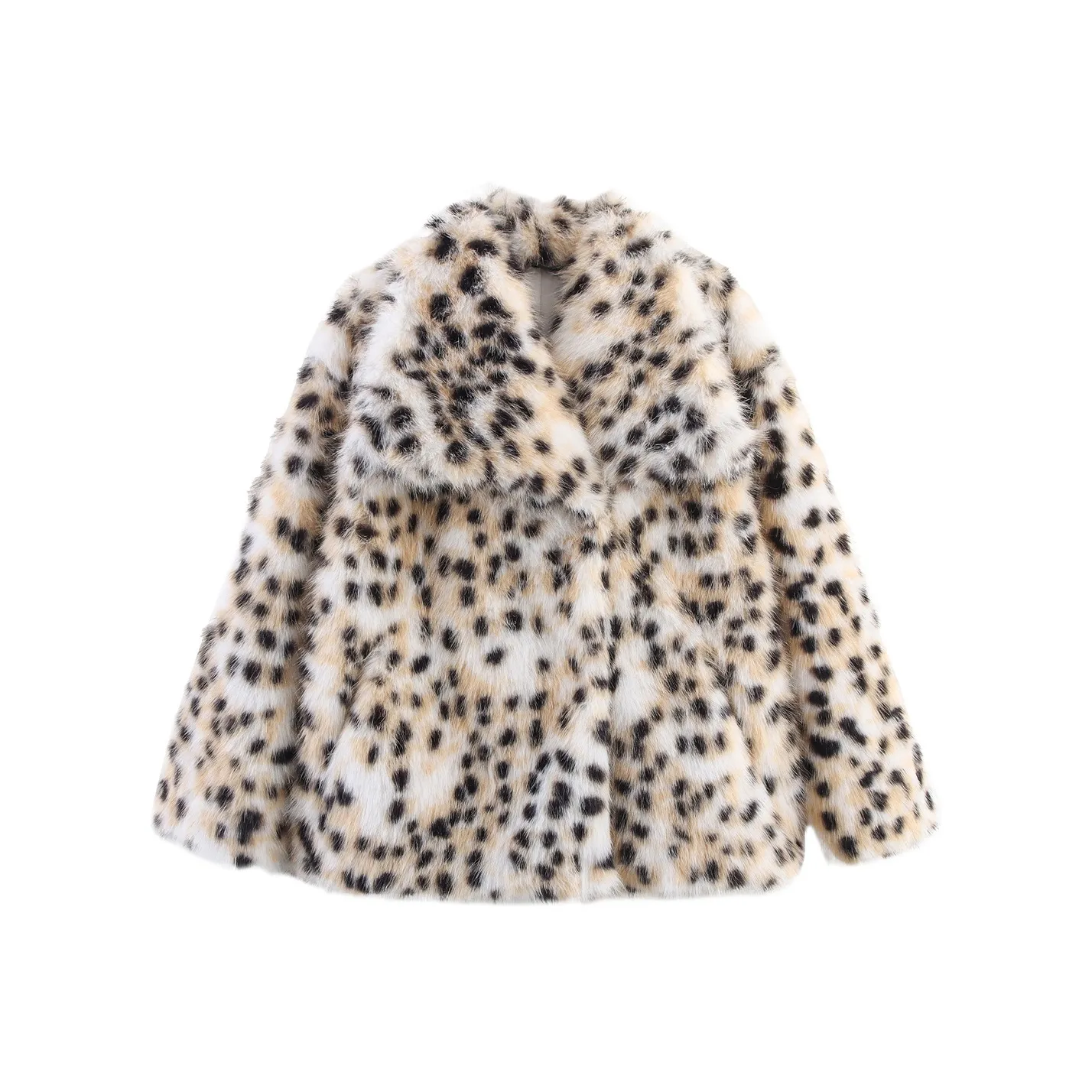 Devanro Леопардовый принт Женские Меховые изделия