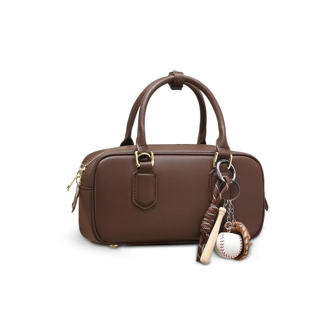 Crtnzo Kroez Коровья кожа Сумка Стандартная Женская Кофейного Белого цвета