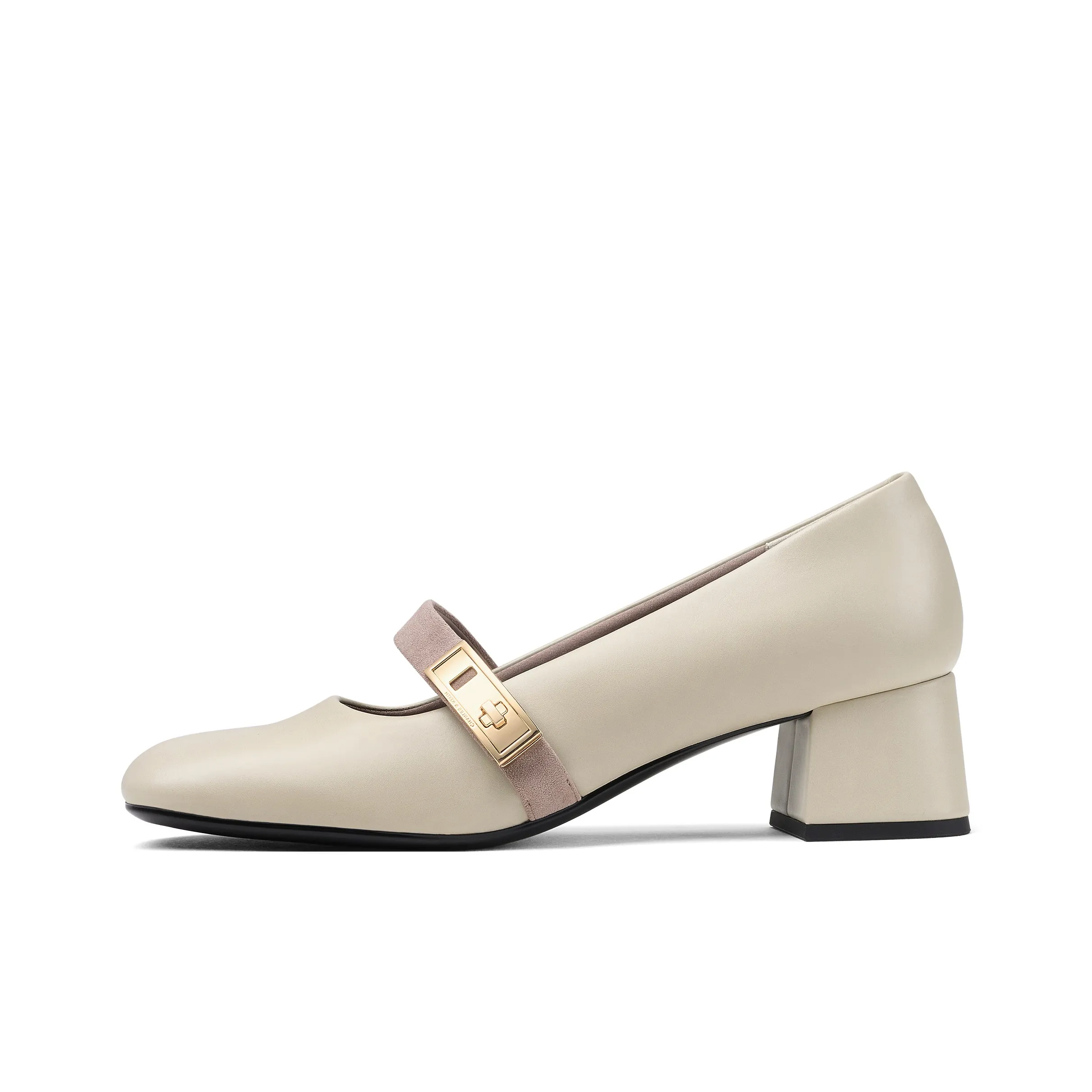 CHARLES KEITH Маленький CK Квадратный каблук Туфли Мэри Джейн 4,6 см Женские