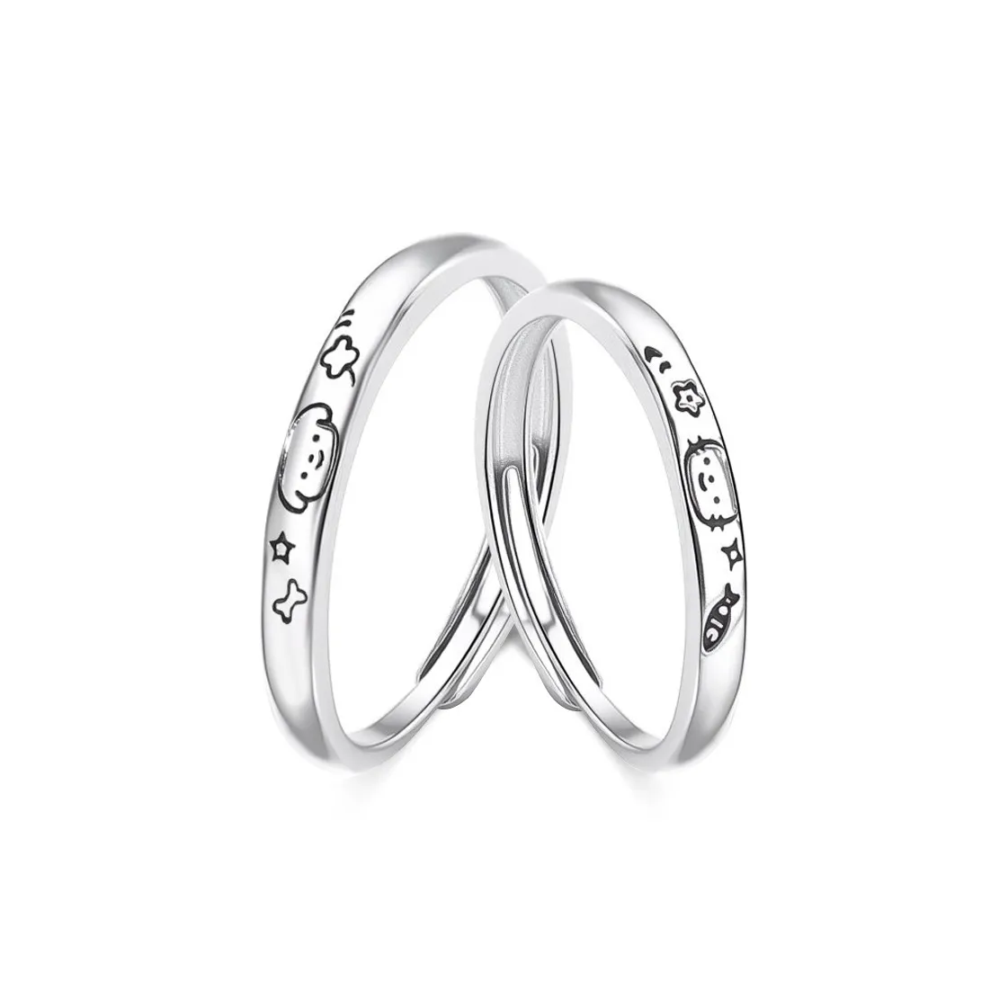 I YOU Сплав Кольца Унисекс