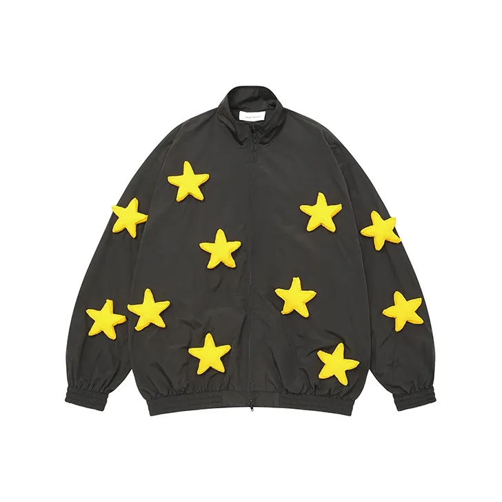 SQQZ Project Чесаный хлопок Молния Тренчкот Унисекс