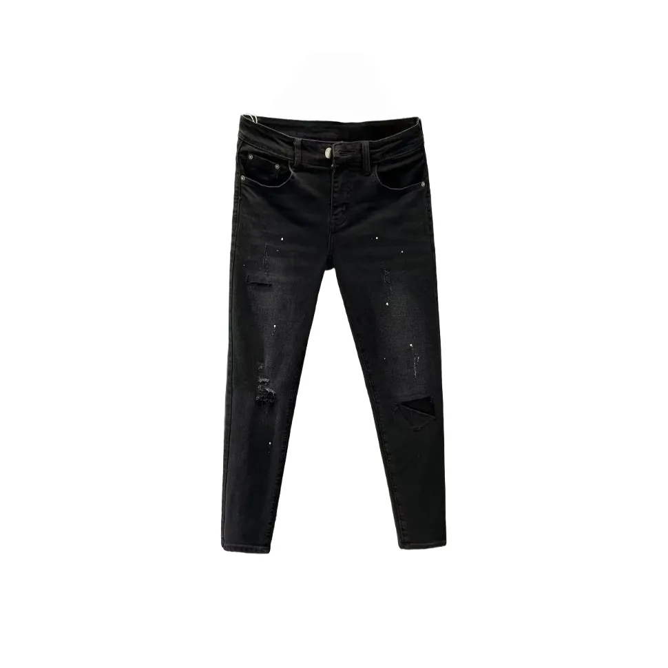 ZMHT Черные Унисекс Джинсы