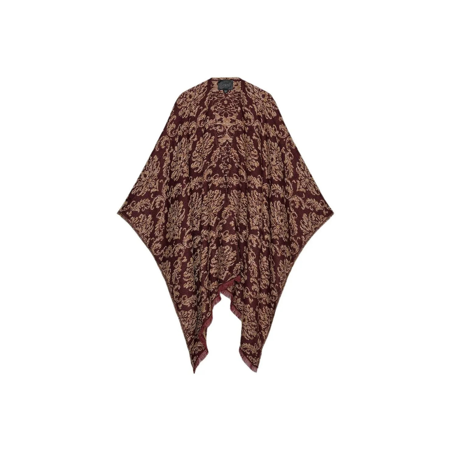 ZARA Темно-красный Женский Плащ