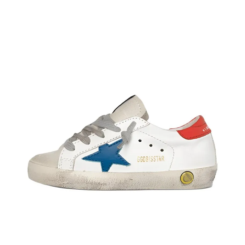Golden Goose Супер Звезда Low Топ Kids Lifestyle Shoes Белый Подростки