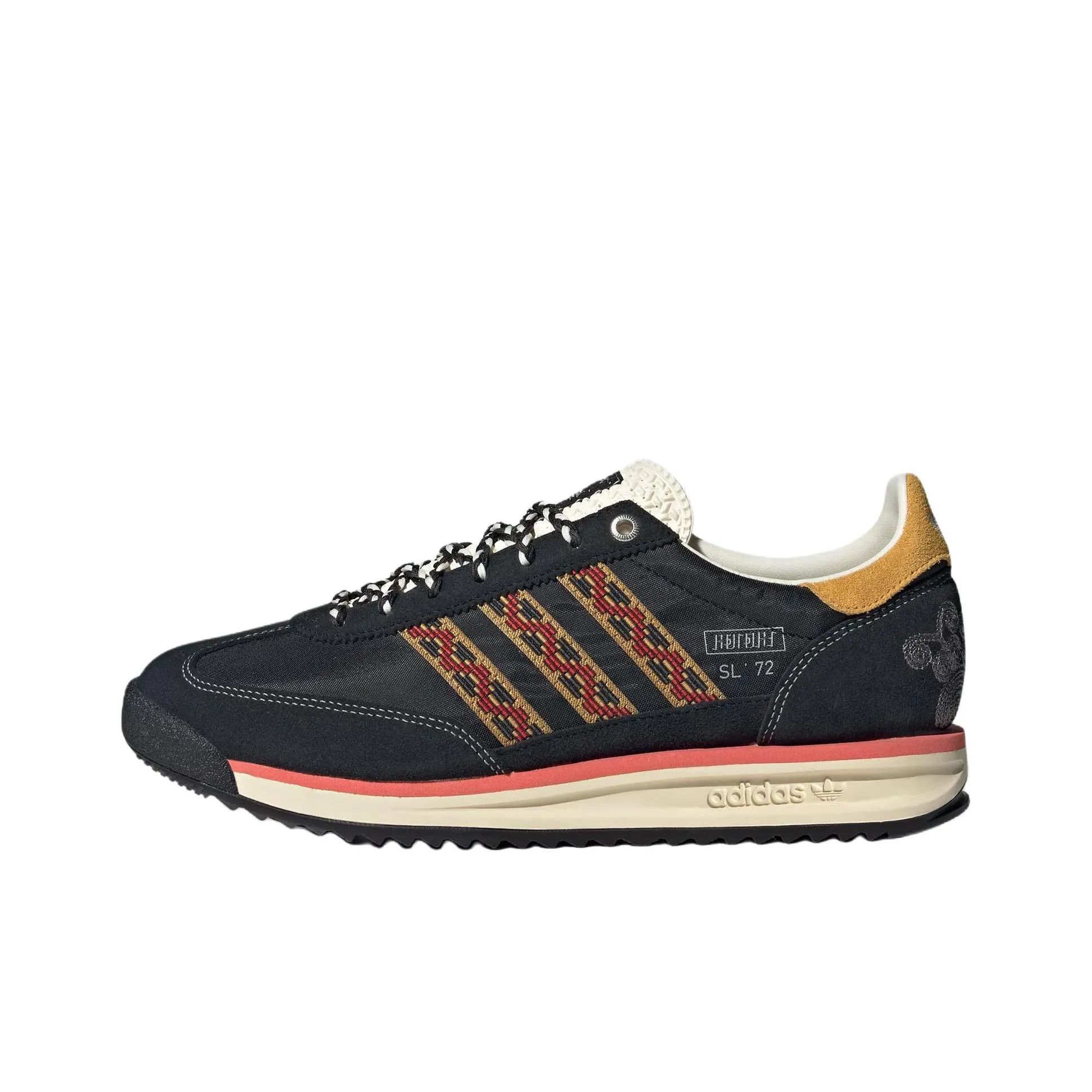 Adidas Originals SL 72 RS Повседневная обувь Унисекс Черный Желтый