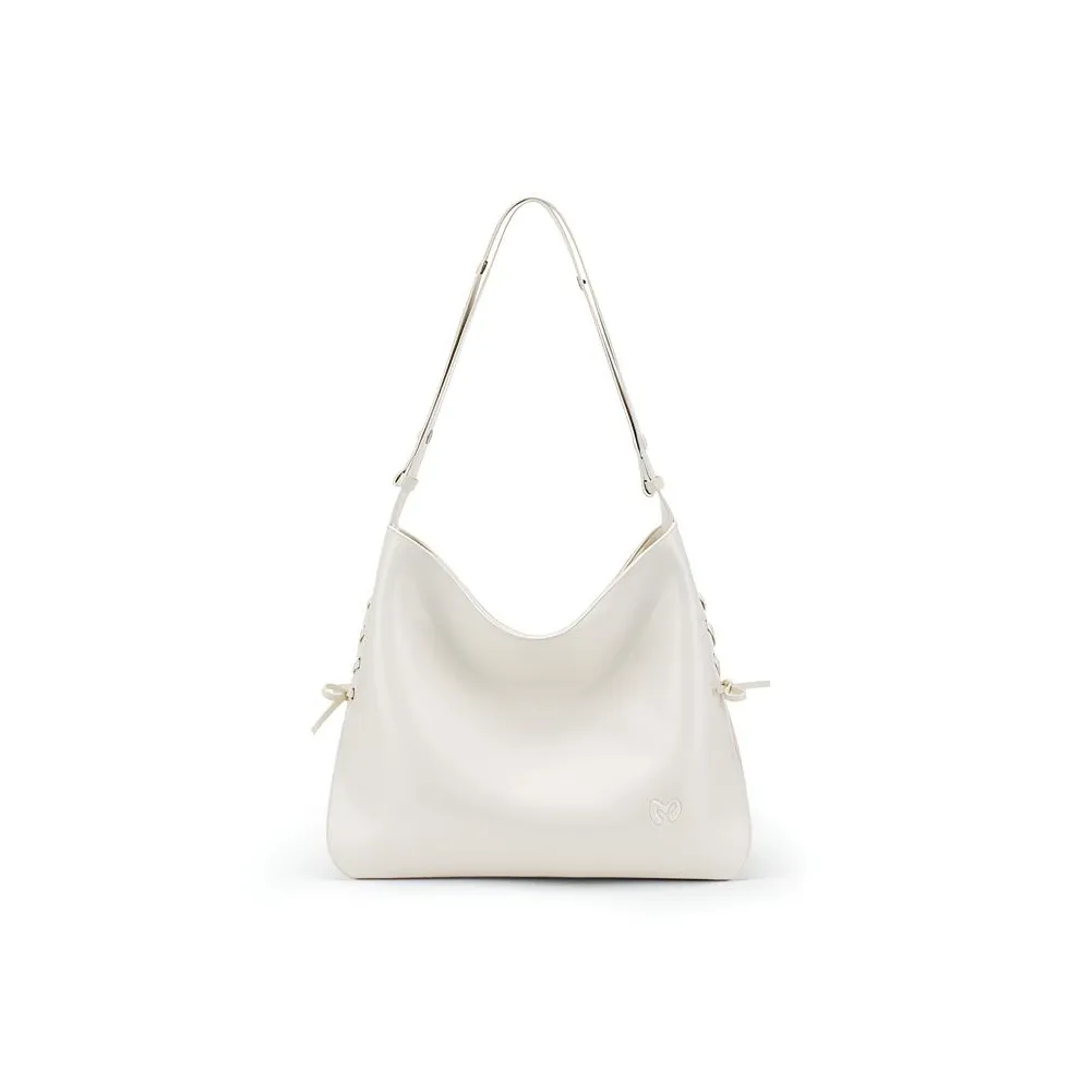 MCMIKO Сумка из коровьей кожи сумка через плечо женская стильная белая