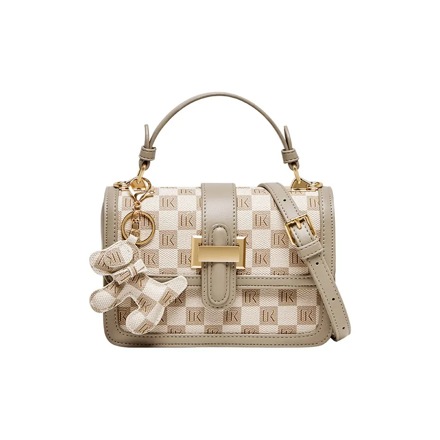 OUBOTE PVC Сумка на одно плечо Женская Бежево-желтая