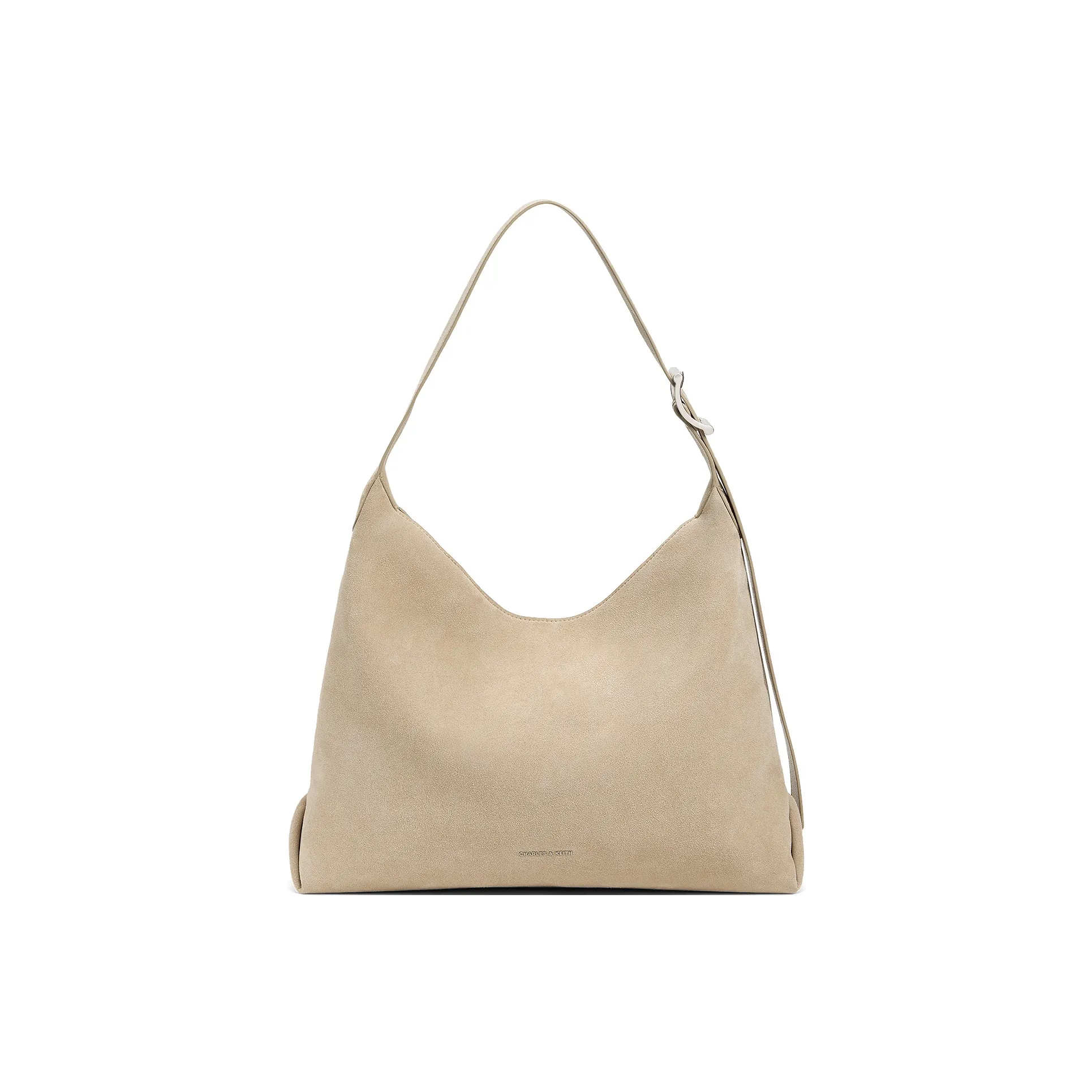 CHARLES KEITH Сумка через плечо из синтетической кожи большая женская мускатный орех бежевый кардамоновый рис