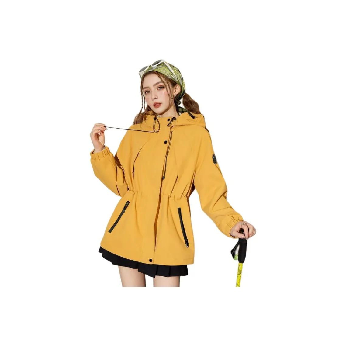 FAWENXIANGZI Оранжевые Женские Куртки