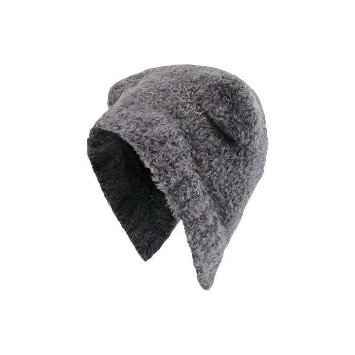 EEEENO Перо Пряжа Шапки-ушанки Женские