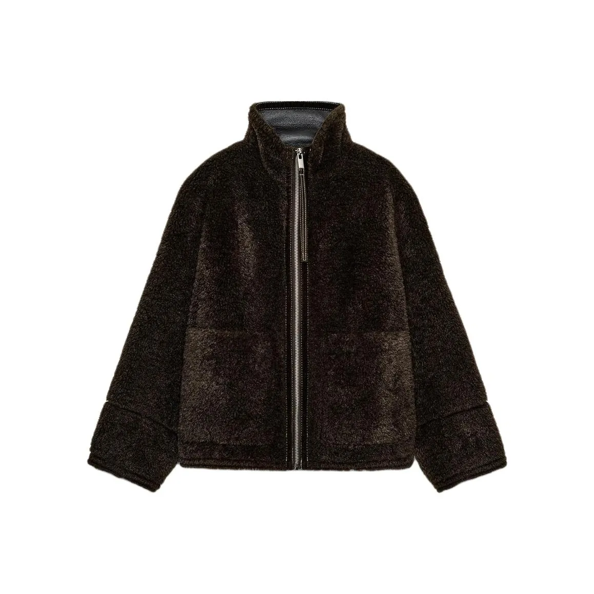 ZARA ZW Series Бархат Feel Пальто Женское